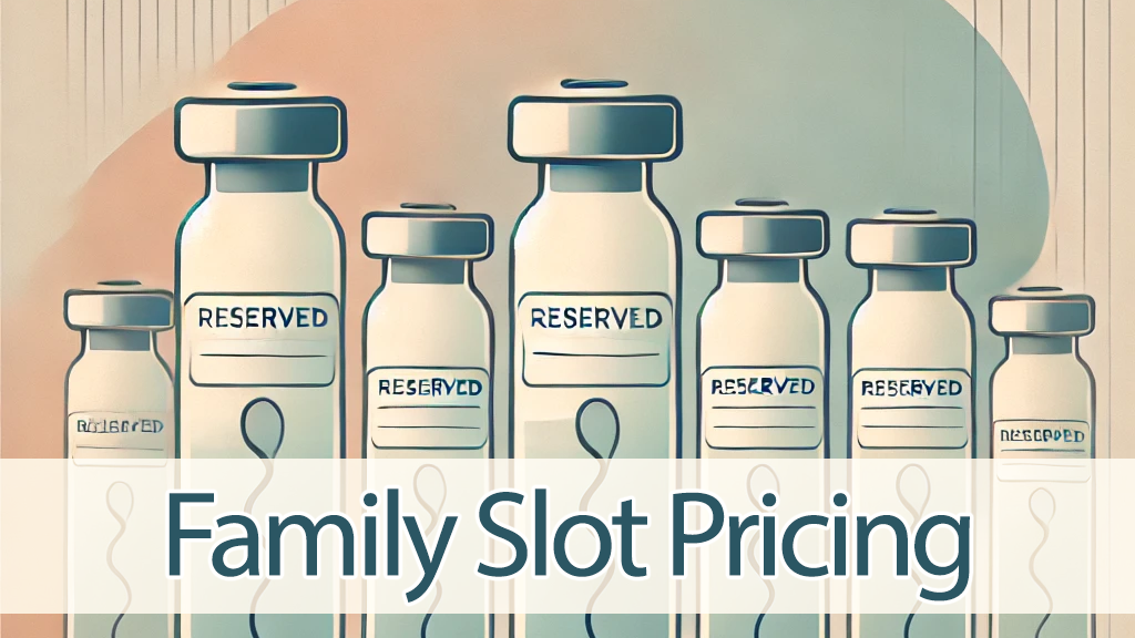 Family Slot Pricing